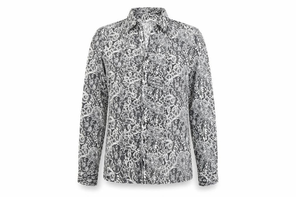 Vie de Mode Women's Multicoloured Button-Up Shirt