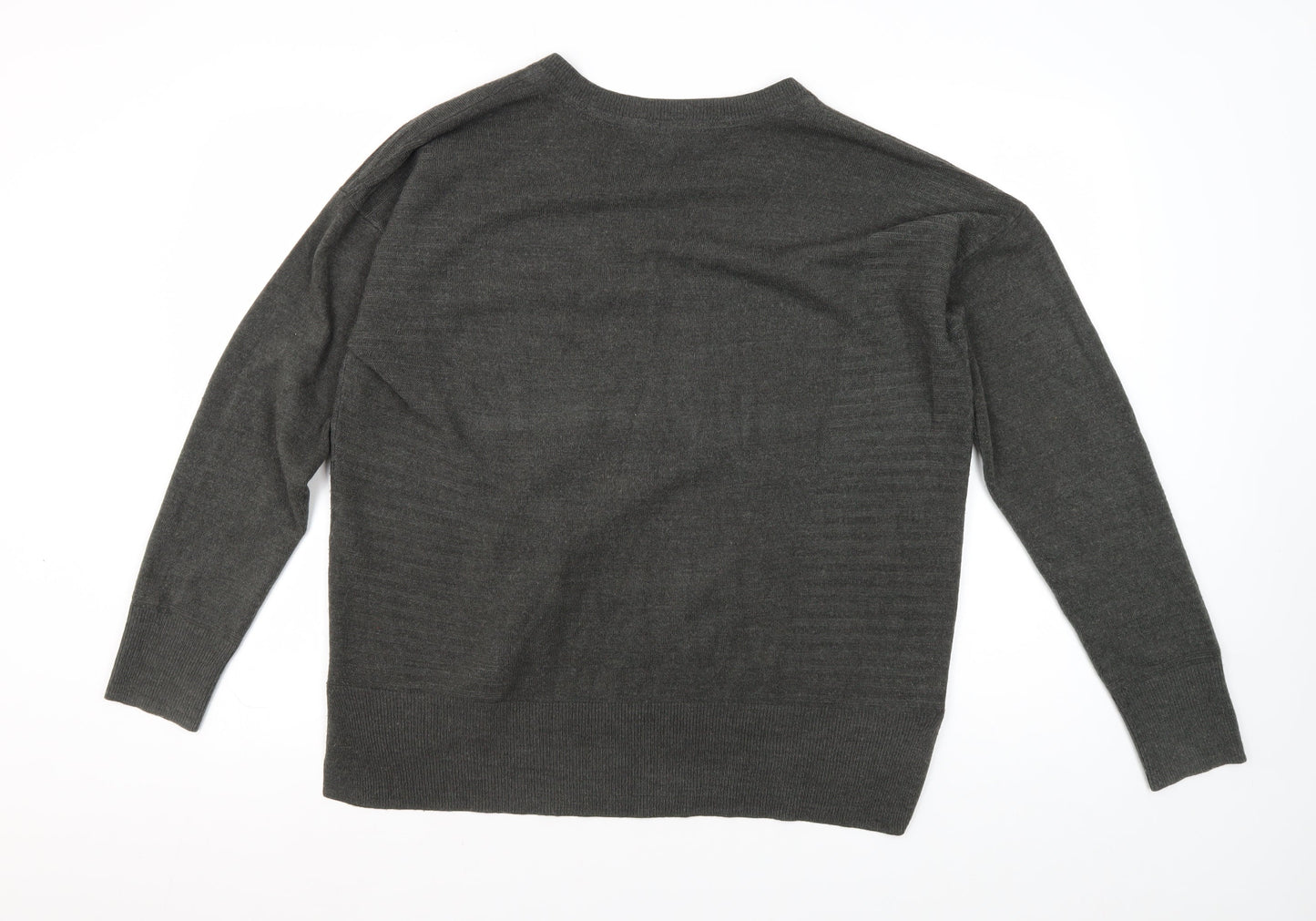 Principles Women's Grey V-Neck Jumper, Size 16