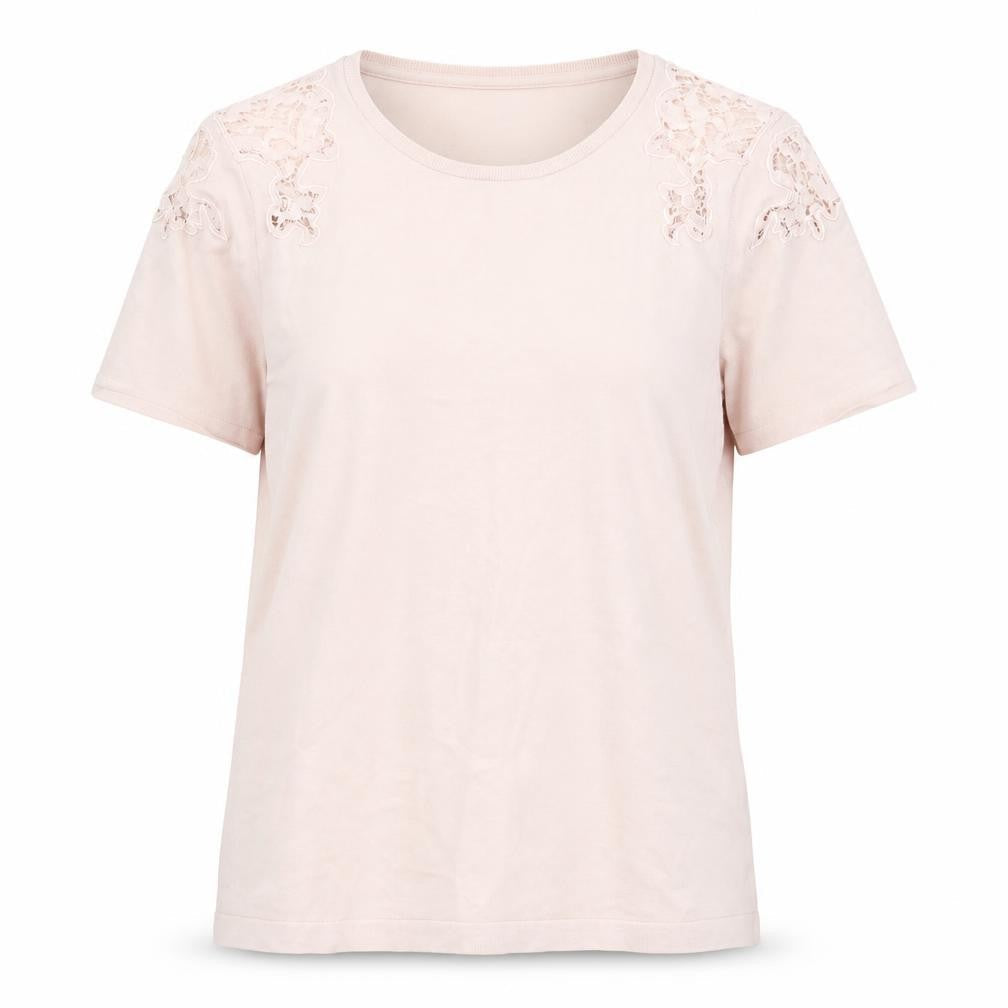 Principles Women's Pink T-Shirt Size 18 Embroidered