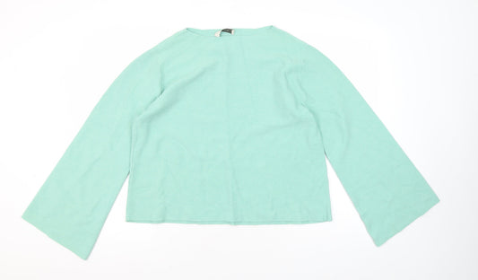 Oasis Women's Green Knit Jumper Medium