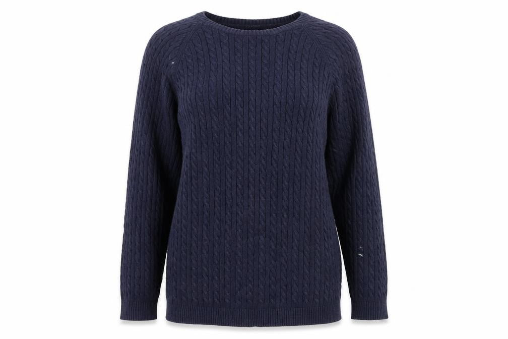 GAP Women's Blue XL Cable-Knit Jumper