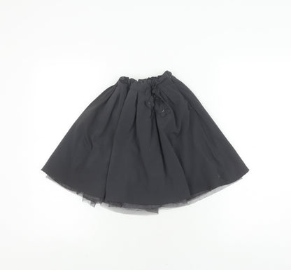 Okaidi Teens Black Pleated Skirt, Size 10