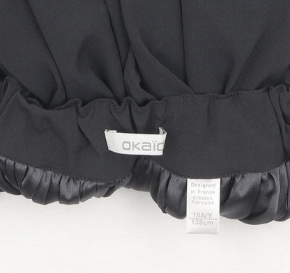 Okaidi Teens Black Pleated Skirt, Size 10