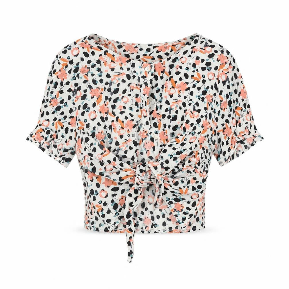 Next Teens Multicoloured Floral Cropped Top Size 12