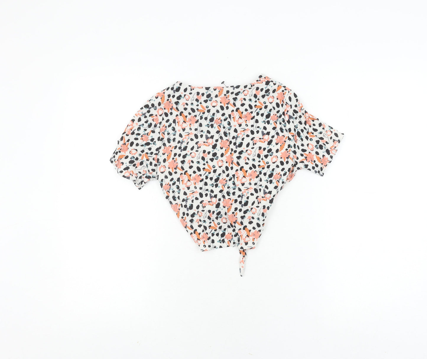 Next Teens Multicoloured Floral Cropped Top Size 12