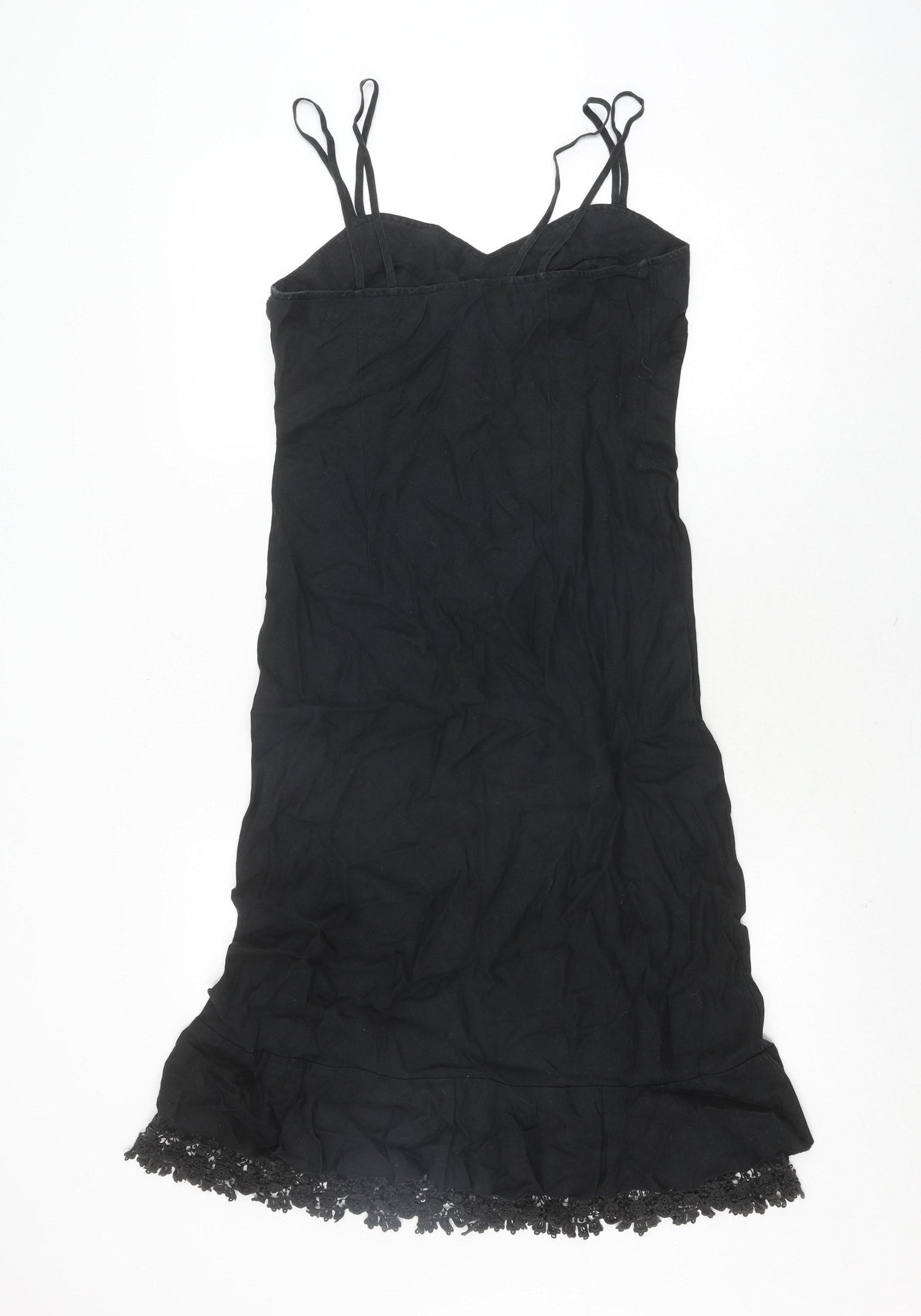 Marks and Spencer Women's Black Long Slip Dress