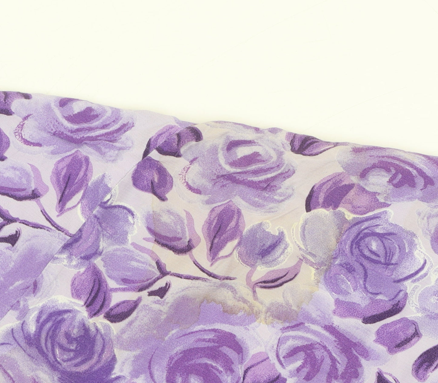BHS Women's Purple Floral Knee Length Skirt Size 20