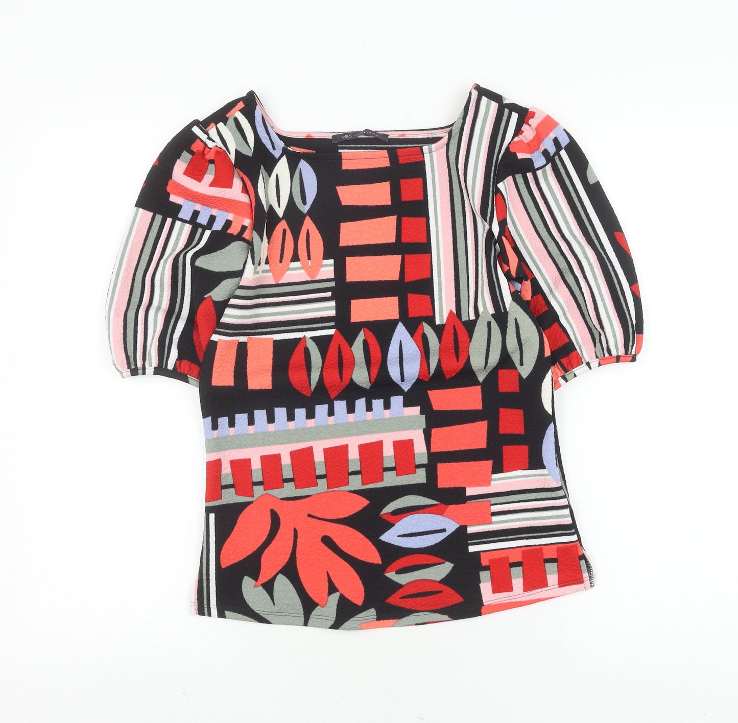 Marks and Spencer Women's Geometric Blouse, Size 6