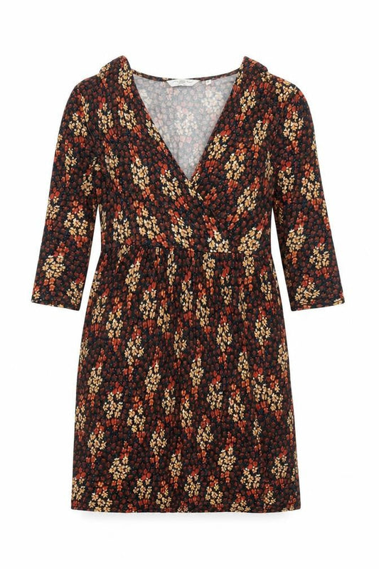 New Look Women's Multicoloured Floral Dress 10 Shift