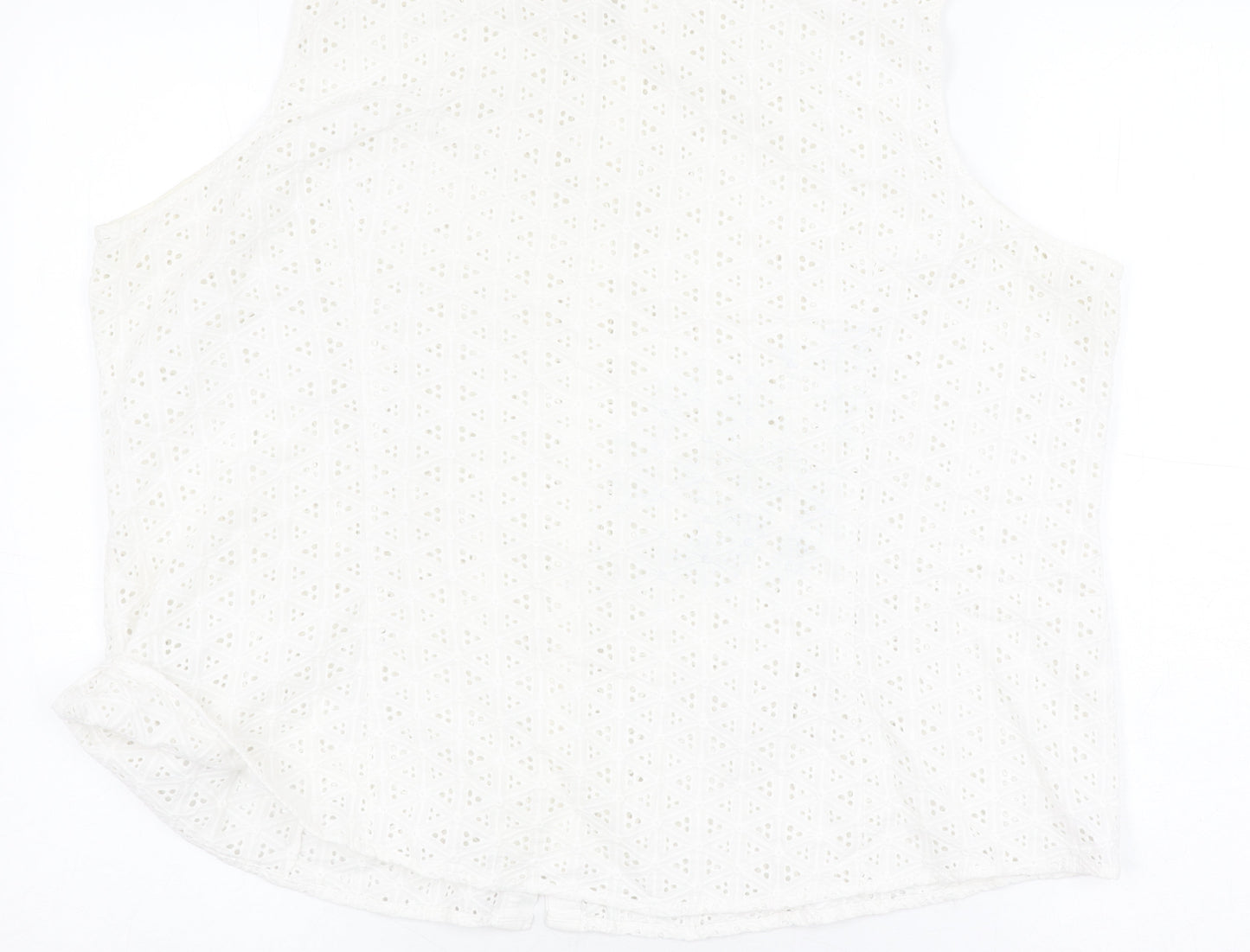 Marks and Spencer Women's White Blouse, Size 22