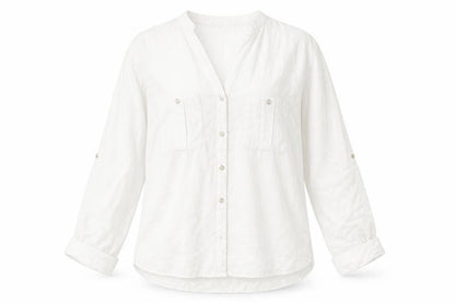 Zara Women's White Button-Up Shirt XS