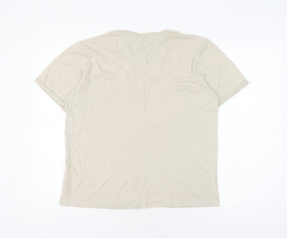 Nike Womens Beige Basic T-Shirt Size S