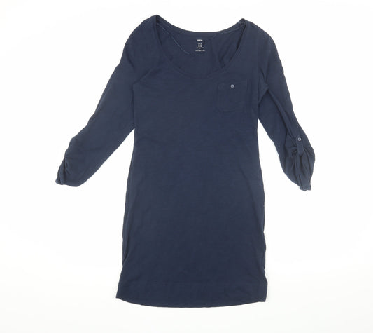 H&M Women's Blue XS Shift Dress - Versatile Style