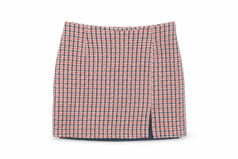 ASOS Women's Multicoloured Check Pencil Skirt Size 12