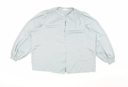 Marks & Spencer Women's Blue Blouse Size 18