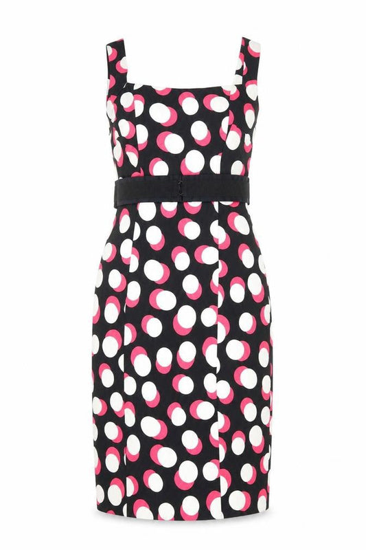 Coast Women's Multicoloured Polka Dot Pencil Dress Size 10