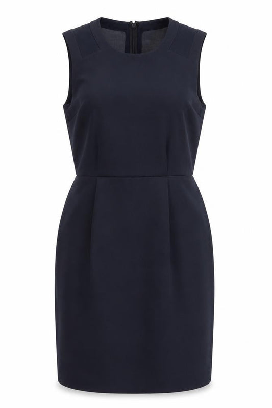 Whistles Women’s Black Sleeveless Sheath Dress - Size 8