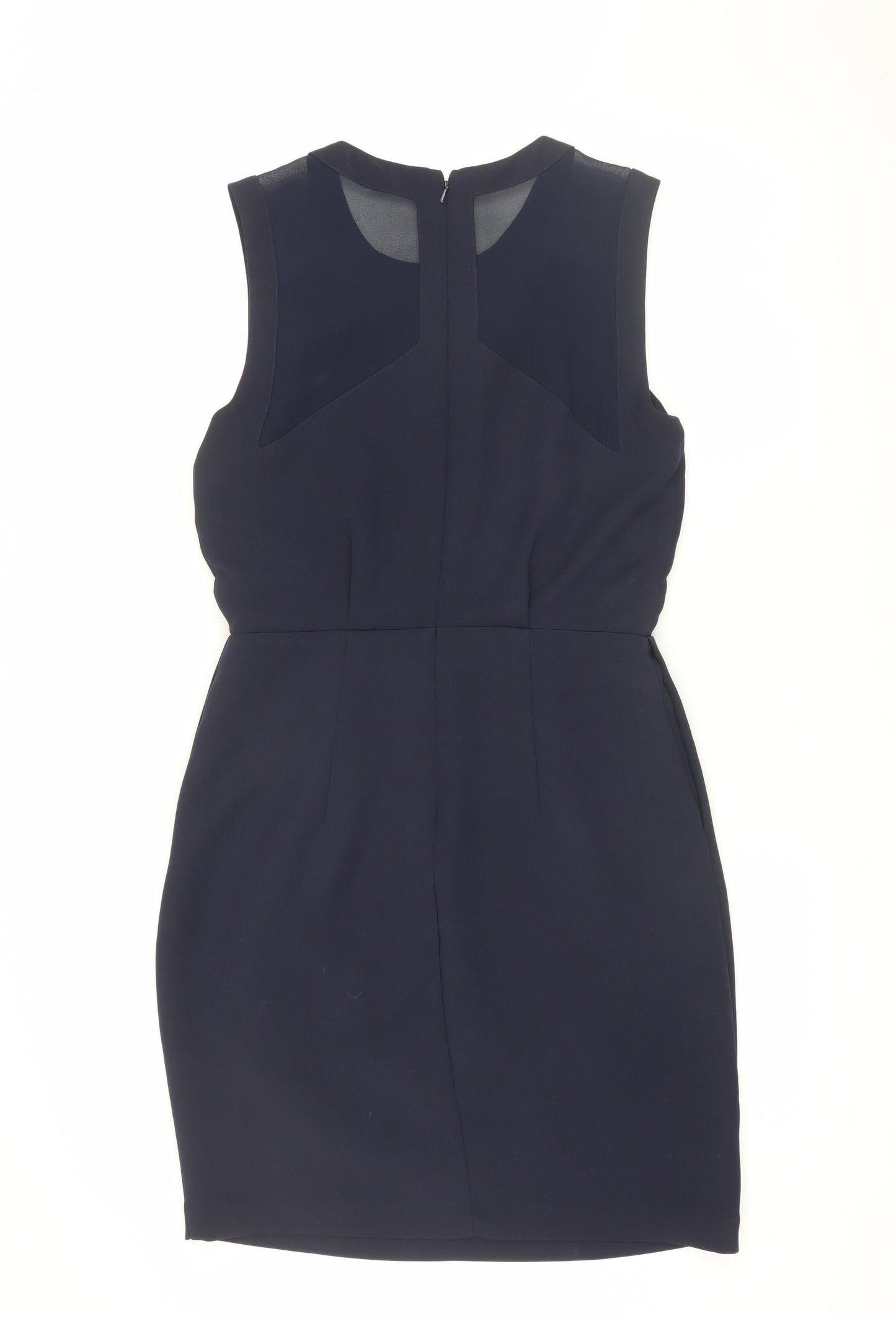 Whistles Women’s Black Sleeveless Sheath Dress - Size 8