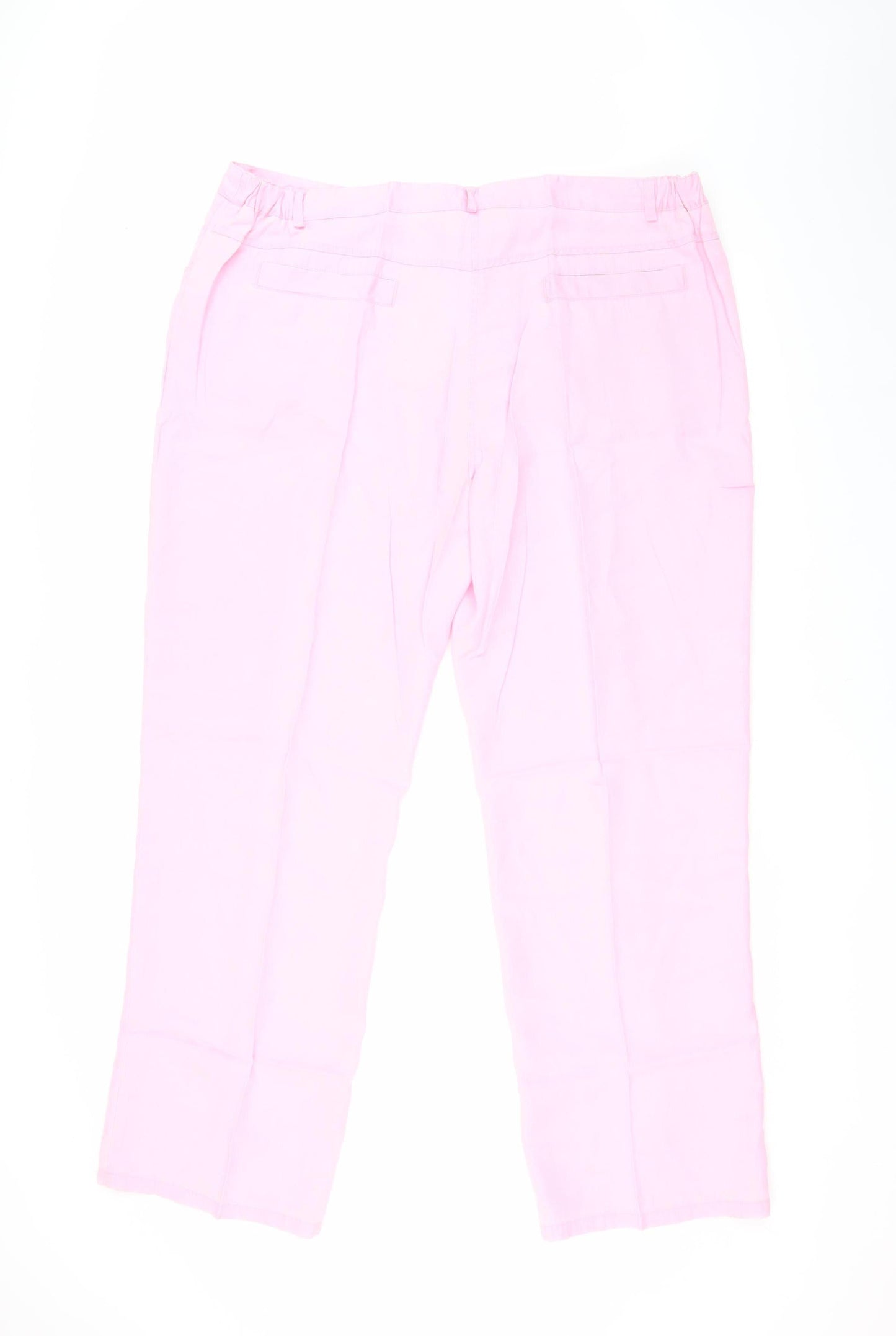 Ann Harvey Women's Pink Pleated Trousers - Size 20