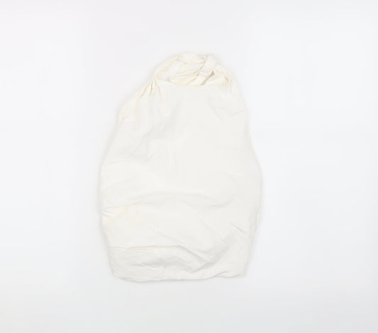 ZARA Women Ivory XS Halter Blouse Summer Fashion