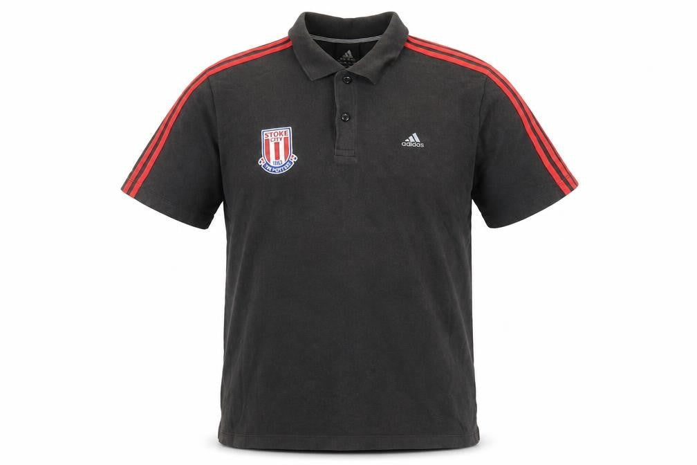 Adidas Men's Black Polo, Size L, Golf Sportswear