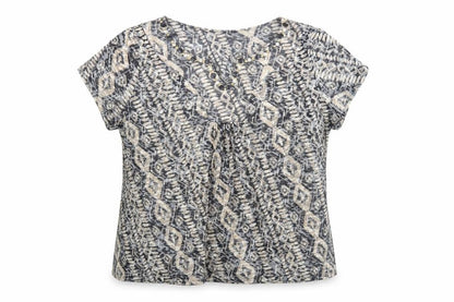 Ruby Rd. Women's Multicoloured Geometric Blouse