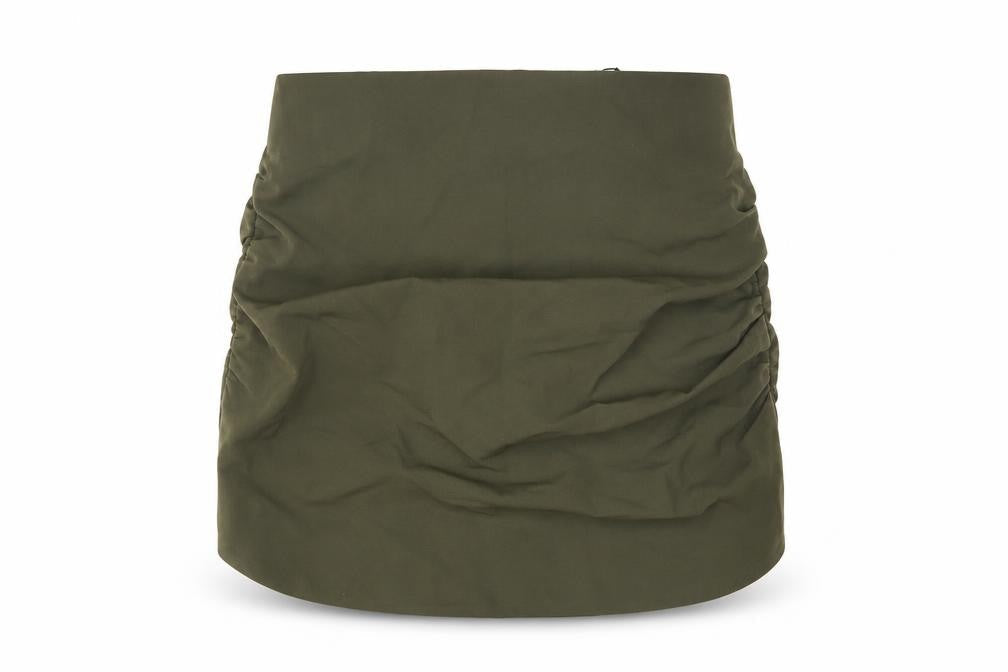 Zara Women’s Green Skirt Medium Regular Zip Polyester