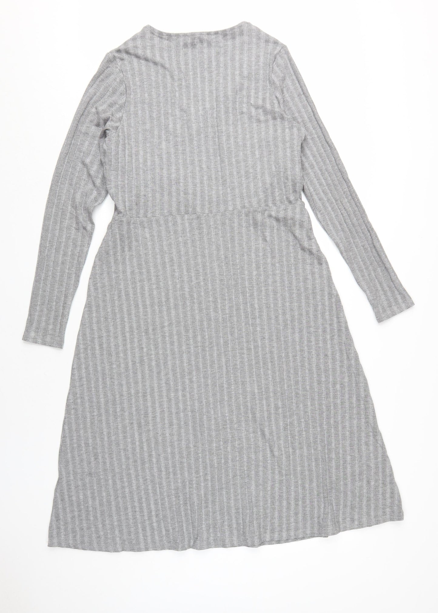 Marks and Spencer Women's Grey A-Line Dress Size 14