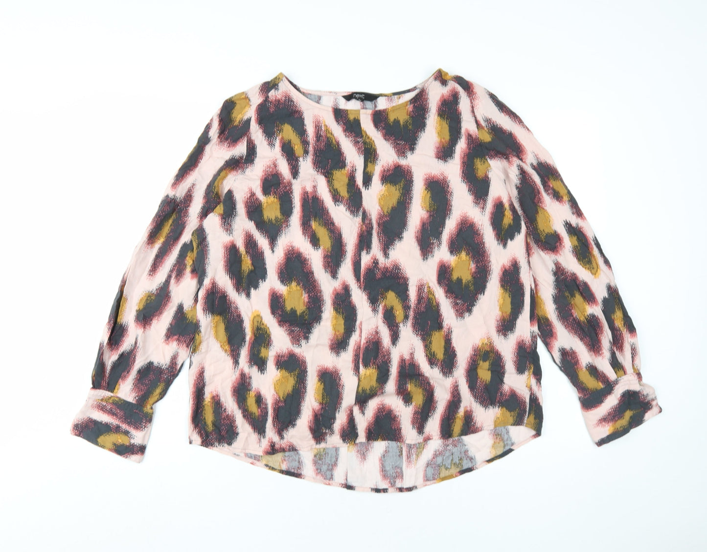 Next Women's Multicoloured Animal Print Blouse, Size 14