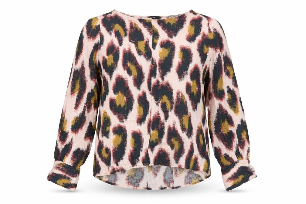 Next Women's Multicoloured Animal Print Blouse, Size 14