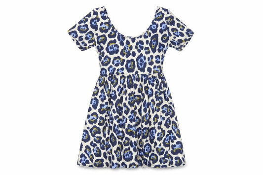 ASOS Women's Blue Animal Print Skater Dress Size 8