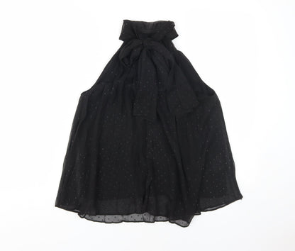 Mango Women's Black Basic Sleeveless Blouse