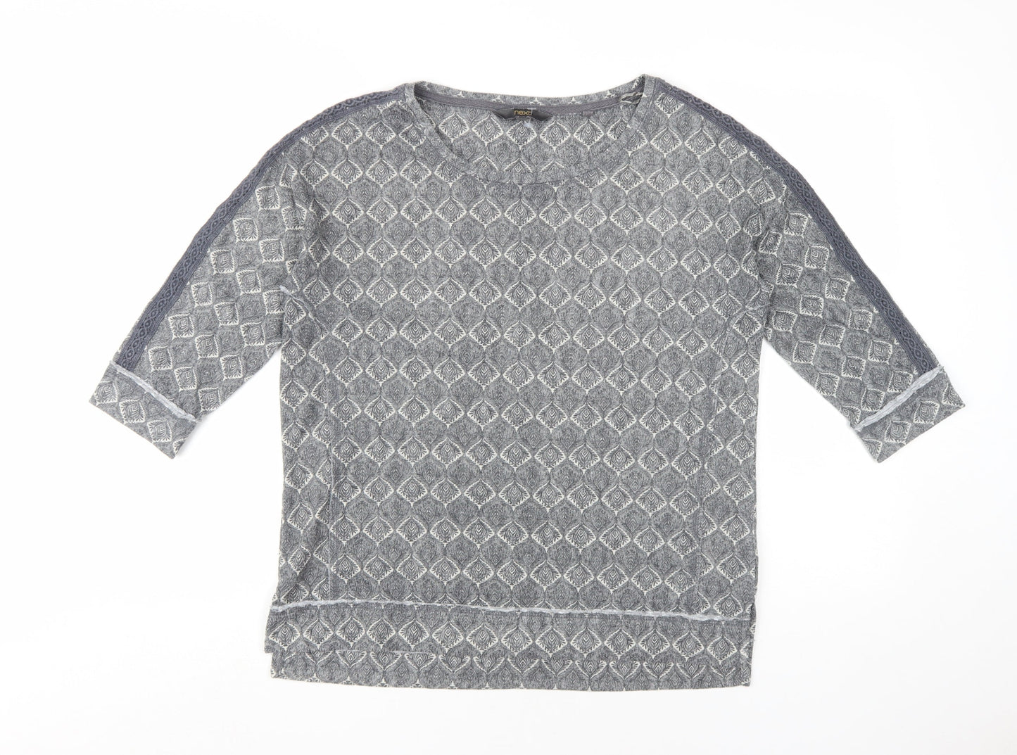 Next Women's Grey Jersey T-Shirt Size 12