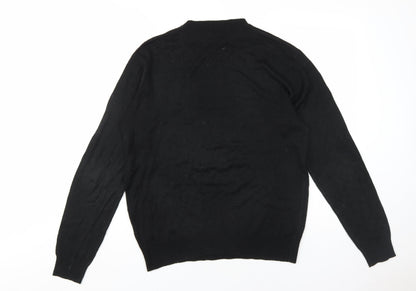 Back view of French Connection Men's Black jumper M