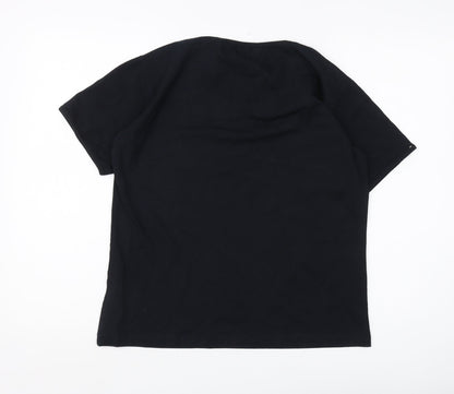 Rebrinde Womens Black XL Basic T-Shirt