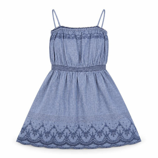 GapKids Girls Blue Cotton Lace Dress M