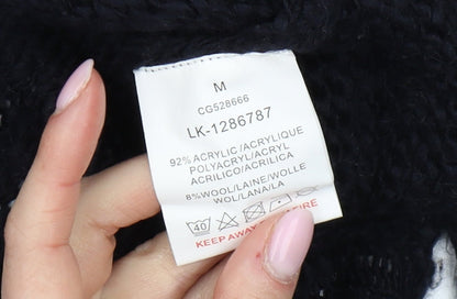 Brave Soul Women's Black Pullover Jumper Size 12