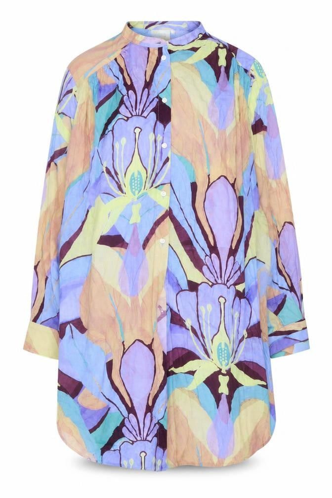Weekday Women's Multicoloured Floral Button-Up Shirt