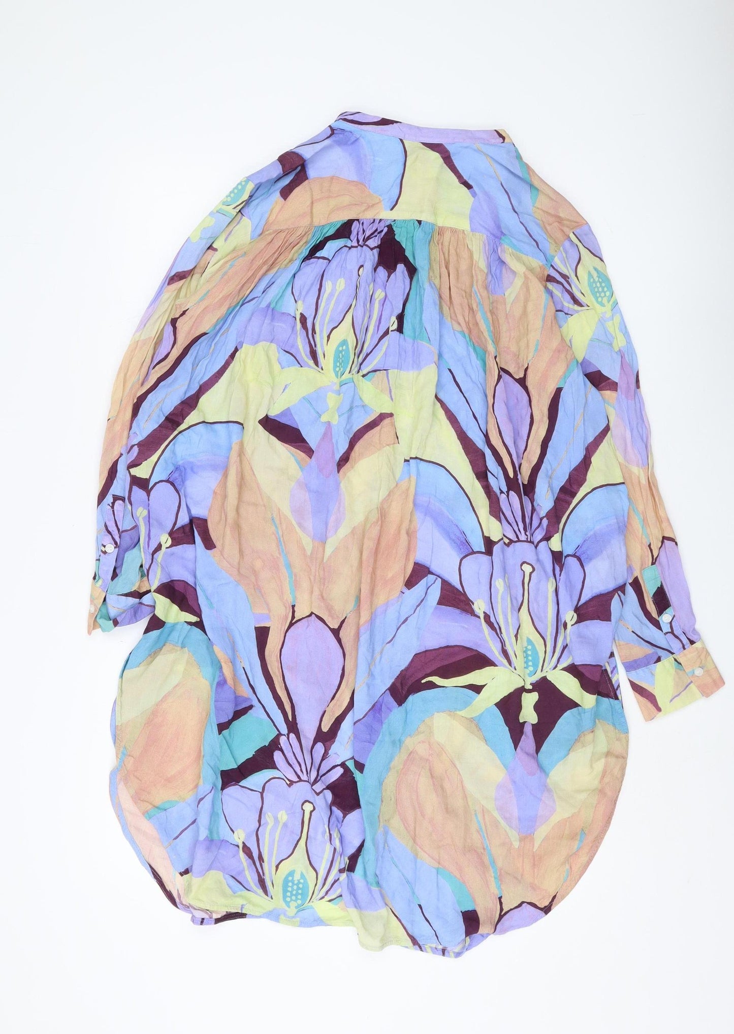 Weekday Women's Multicoloured Floral Button-Up Shirt
