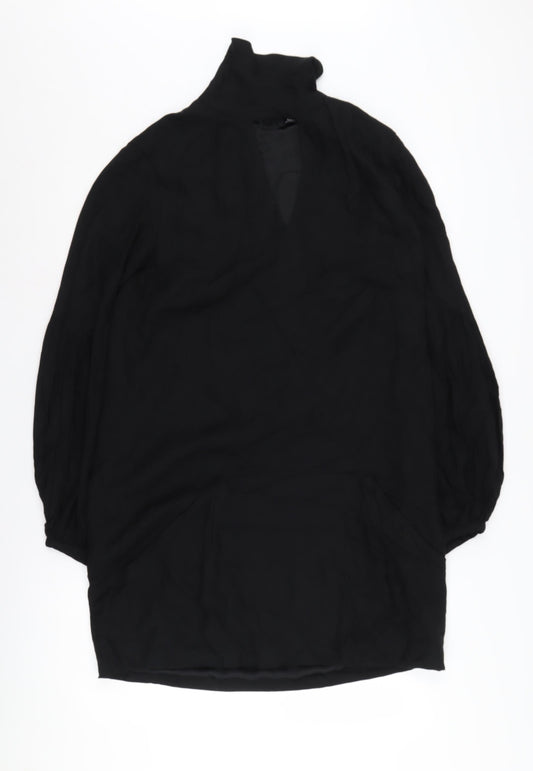Zara Women's Black Shift Dress Size S