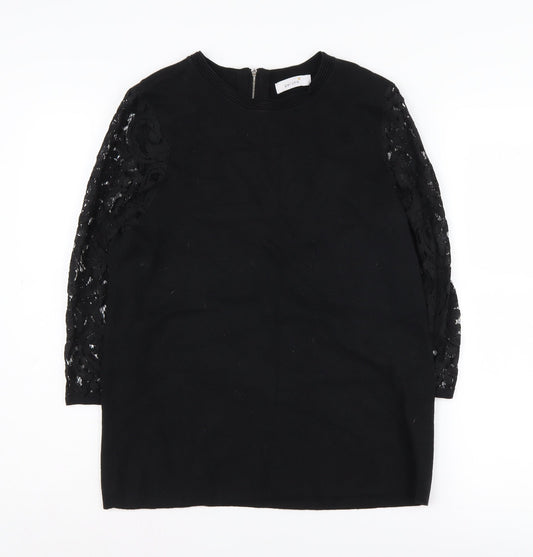 Marks and Spencer Women's Black Pullover Jumper Size 14