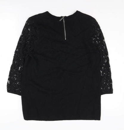 Marks & Spencer Women's Black Pullover Jumper Size 14