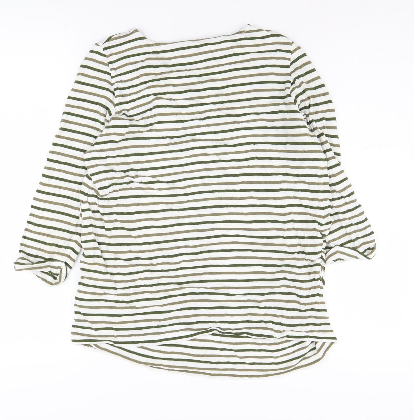New Look Maternity Striped T-Shirt, Size 12, Boat Neck
