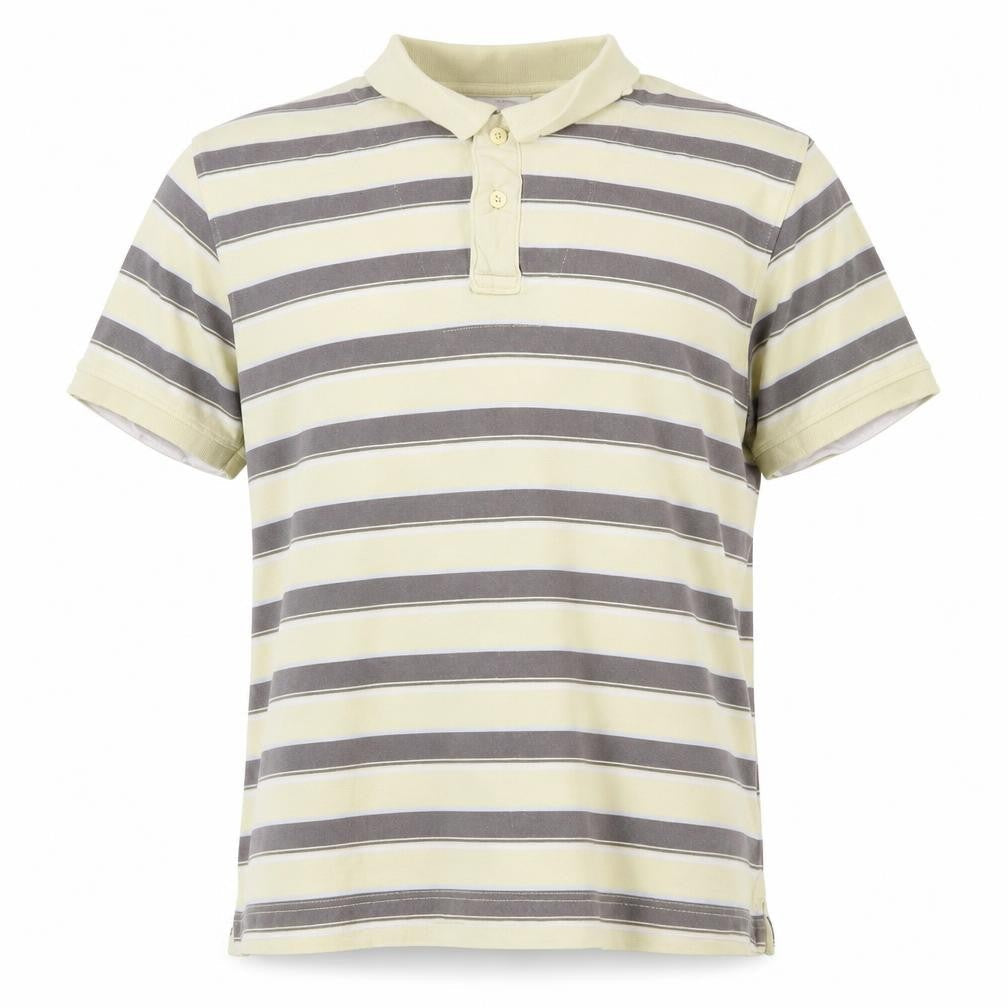 Next Men's Multicoloured Striped Polo Shirt XL