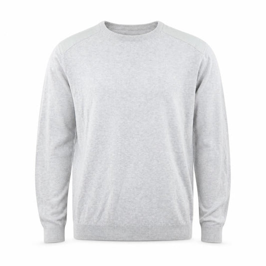 H&M Men's Grey Cotton Pullover Jumper Size S