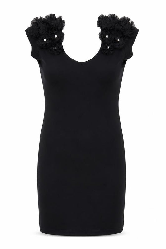 River Island Women's Black Sleeveless Dress Size 10
