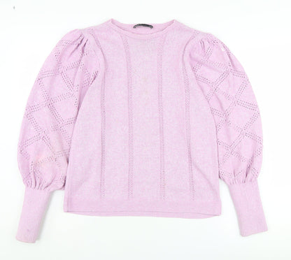 Marks & Spencer Women’s Pink Pullover Jumper Size 14