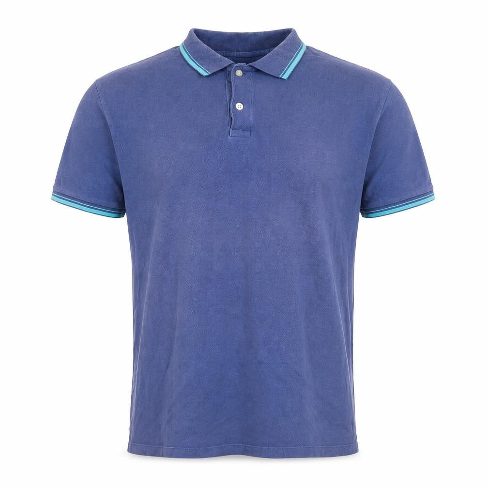 Gap Men's Blue Polo Shirt L Size Cotton Casual