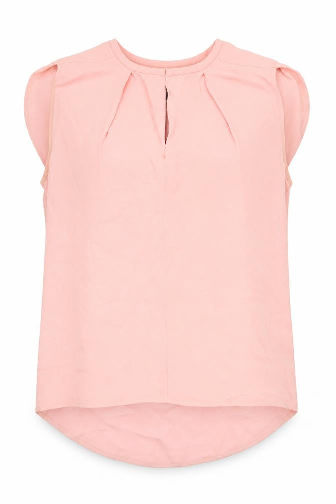 Ipekyol Women's Pink Sleeveless Blouse, Size 10, Viscose