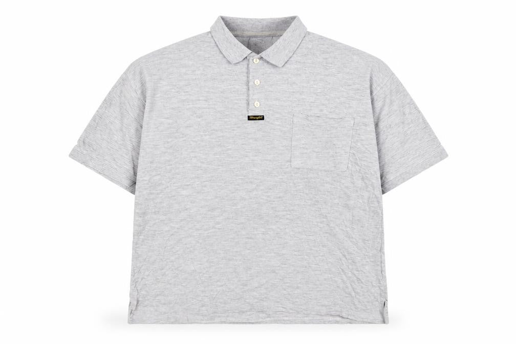 Wrangler Men's Grey Polo Shirt L Size Casual Wear